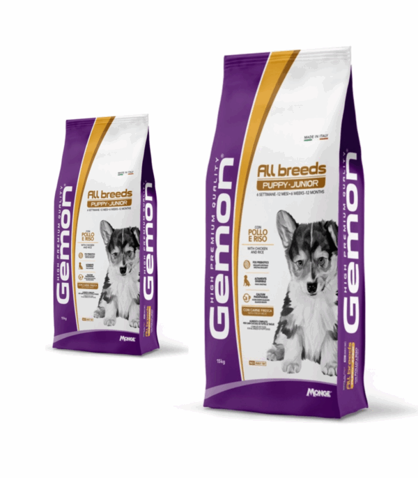 Gemon All Breeds Dog Puppy&Junior Pollo