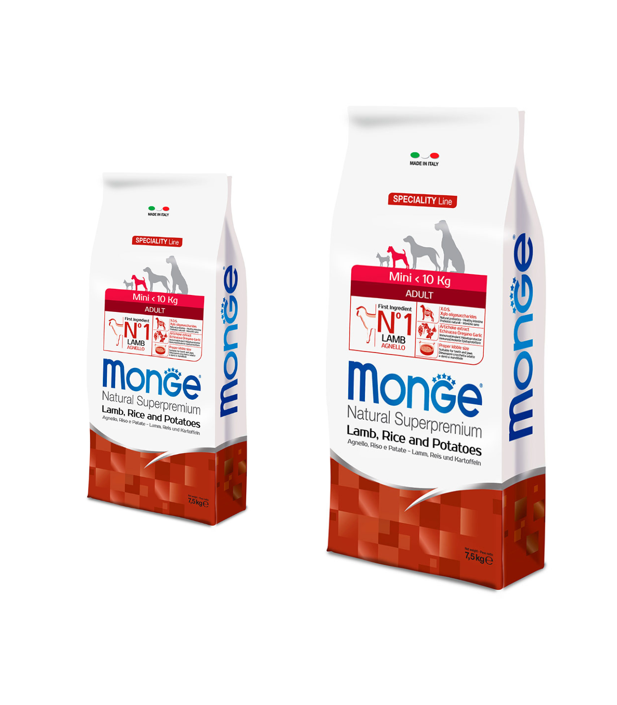 Monge Superpremium Monoprotein Mini Adult Agnello
