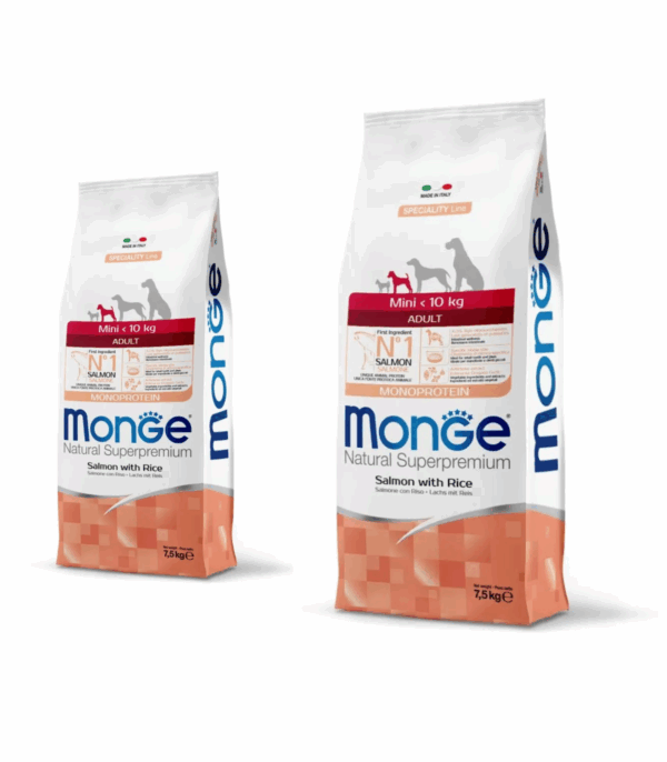 Monge Superpremium Monoprotein Mini Adult Salmone