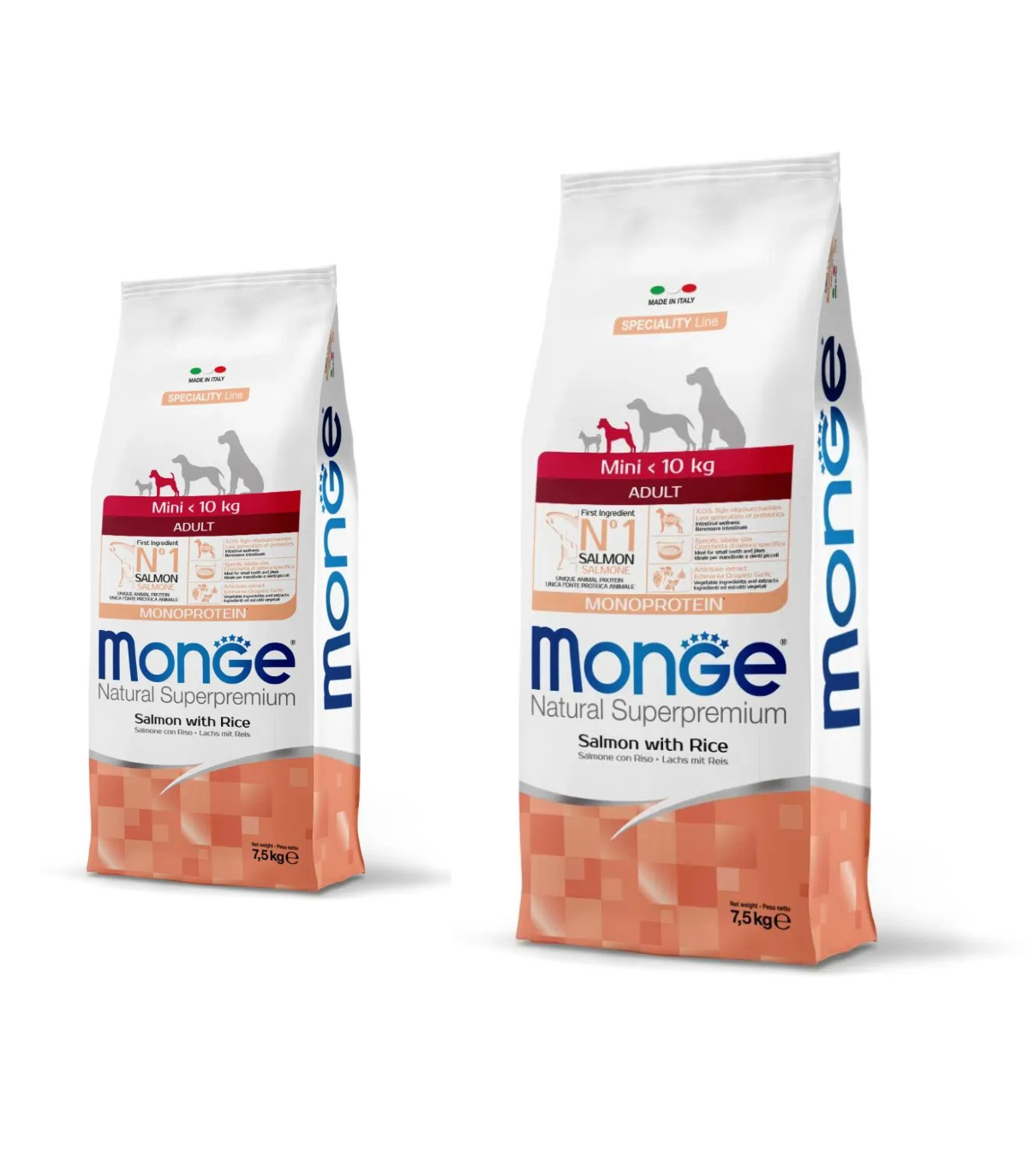 Monge Superpremium Monoprotein Mini Adult Salmone