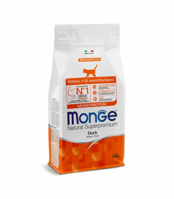 Monge Superpremium Kitten Monoprotein Anatra