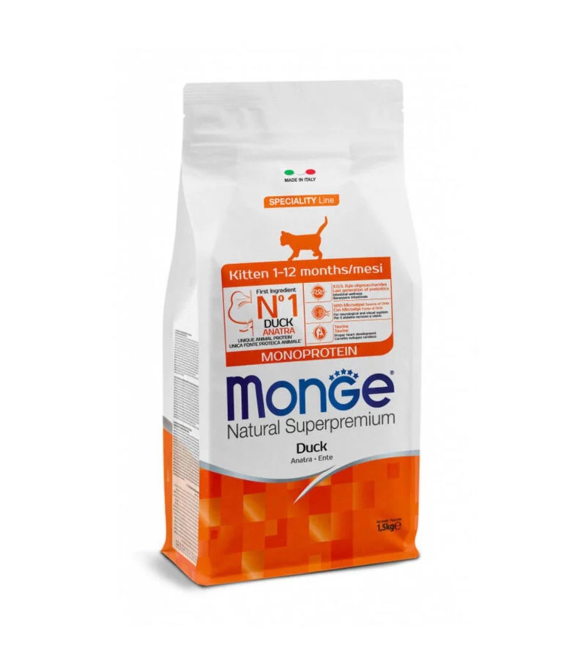 Monge Superpremium Kitten Monoprotein Anatra