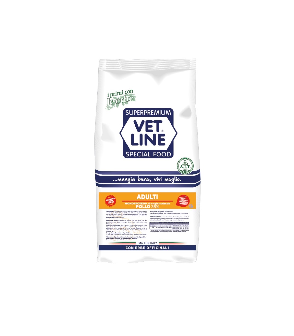 Vet Line Cane Adult Pollo 12,5 Kg