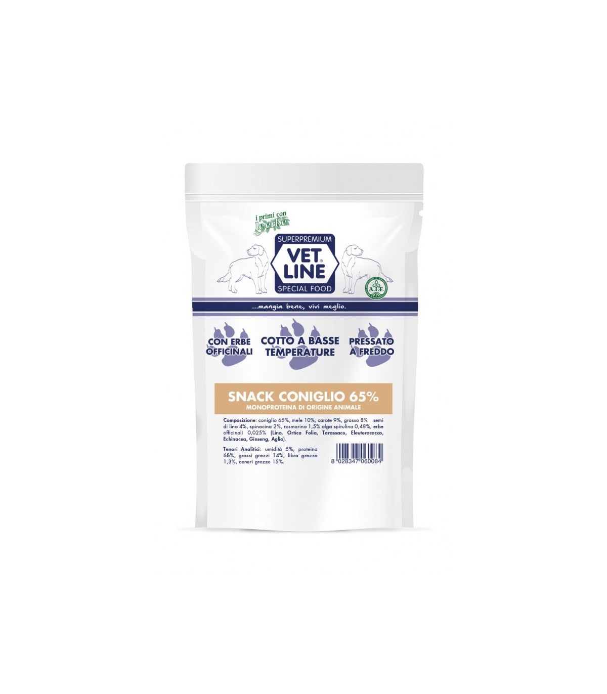 Vet Line Cane Snack Multigusto 80gr