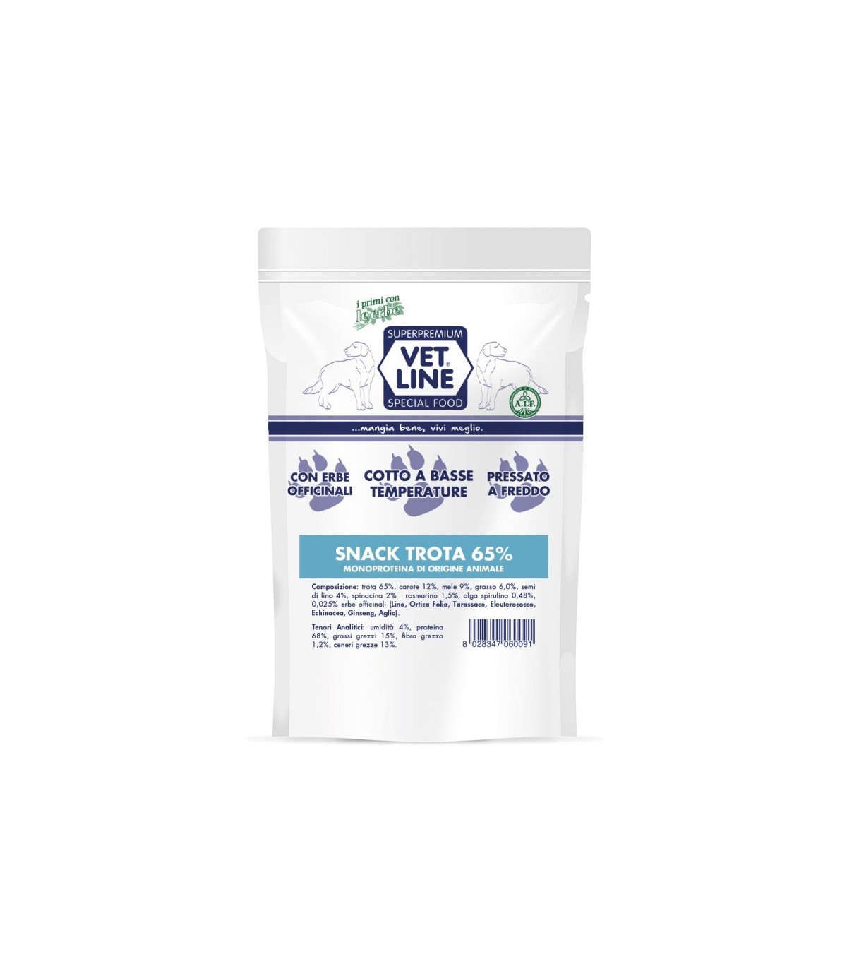 Vet Line Cane Snack Multigusto 80gr