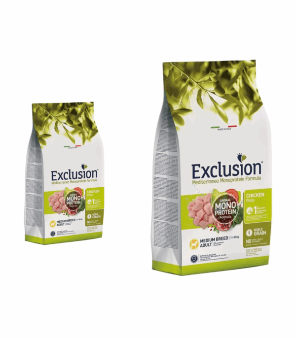 Exclusion Mediterraneo Adult Medium Breed Pollo