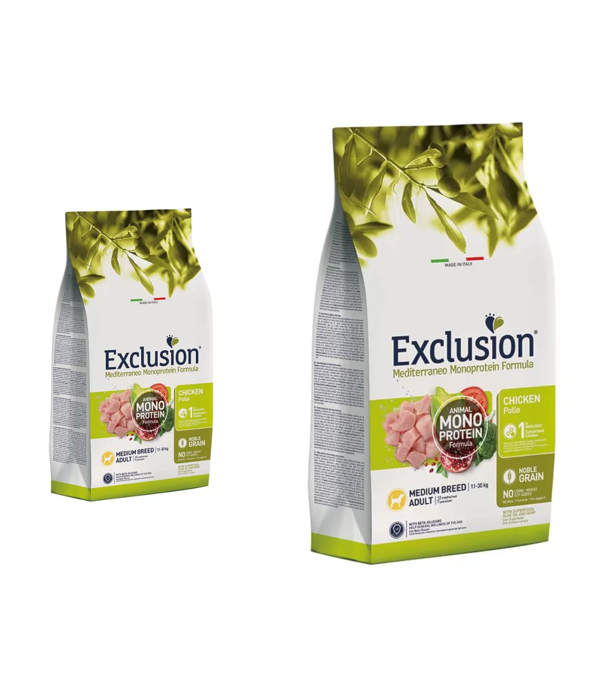 Exclusion Mediterraneo Adult Medium Breed Pollo