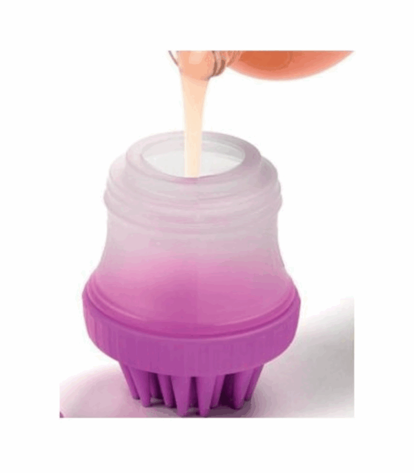 Leopet Spazzola Splendy In Silicone Con Dispenser