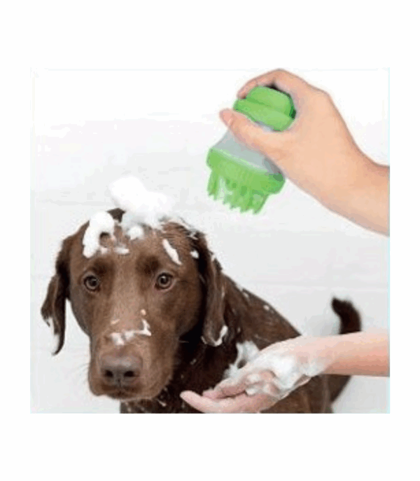 Leopet Spazzola Splendy In Silicone Con Dispenser