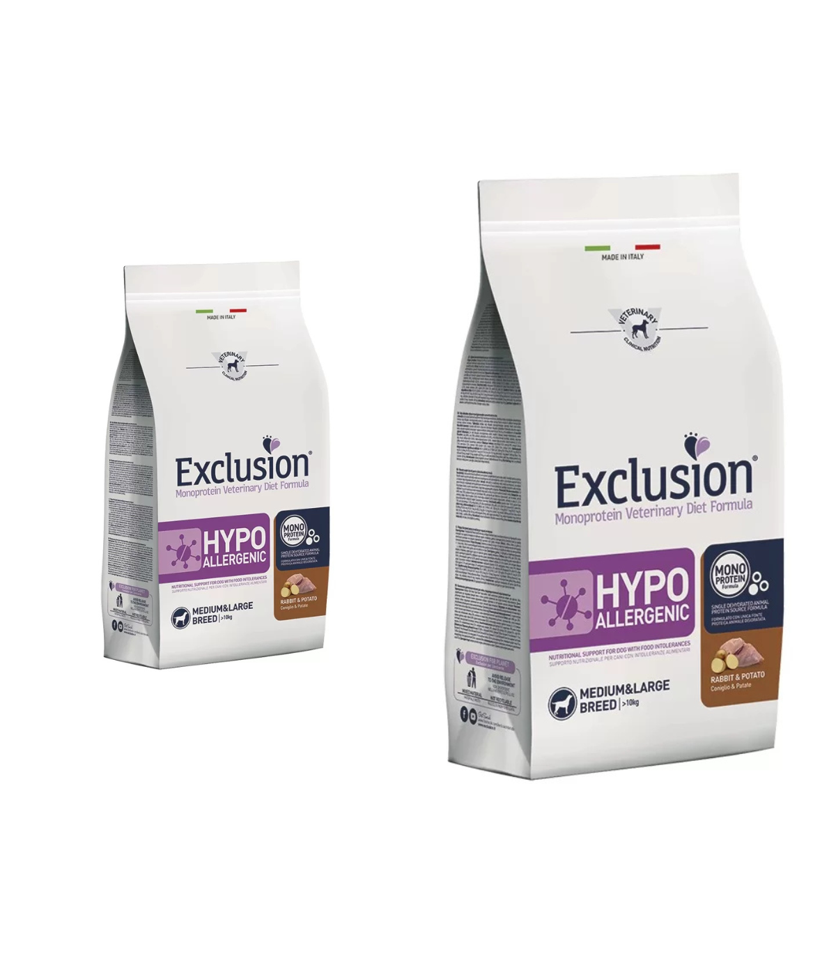 Exclusion Dog Hypoallegenic Coniglio Medium-Large