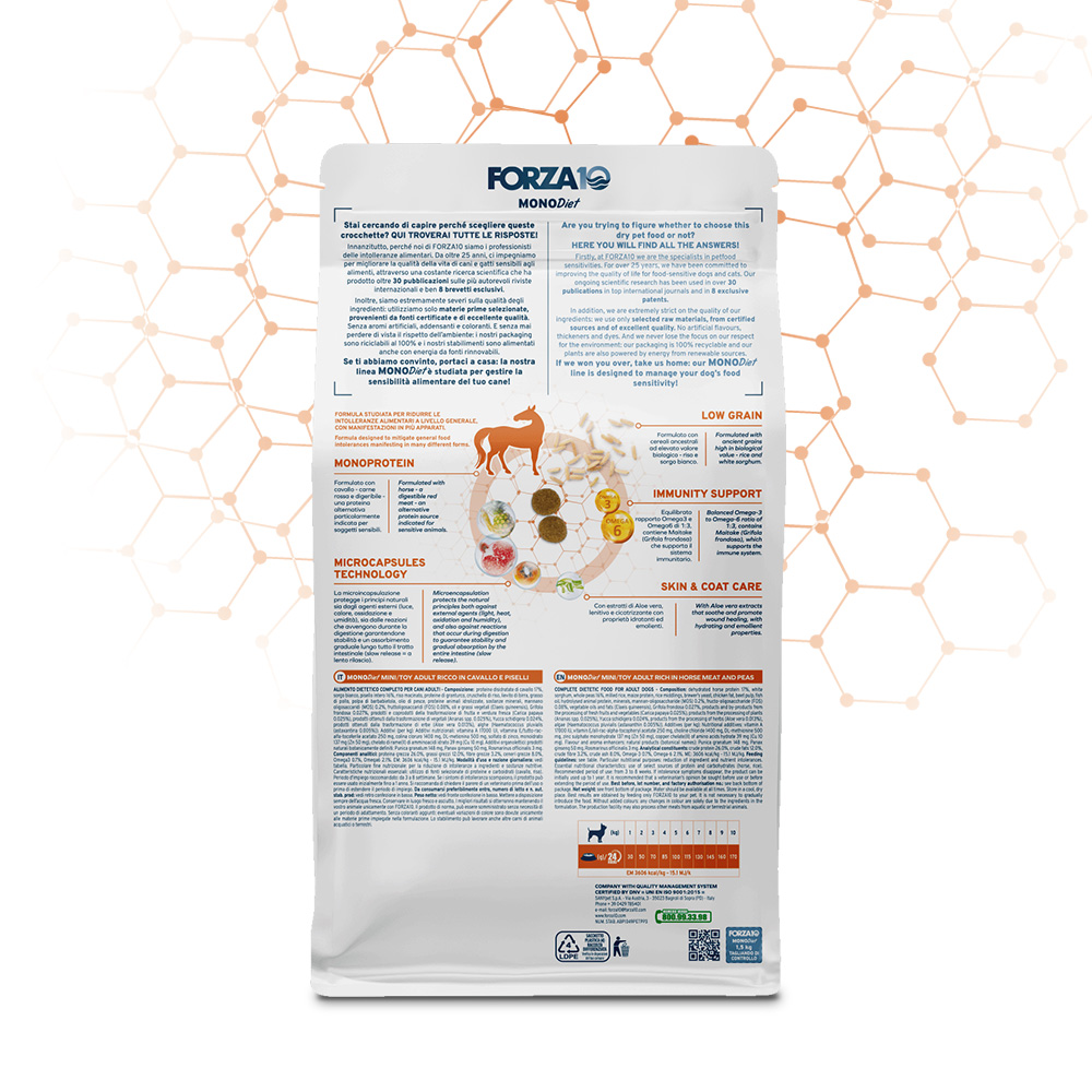 Forza10 MonoDiet Cavallo e Piselli Mini/Toy Adult