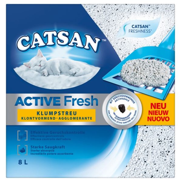 Lettiera Agglomerante Catsan Active Fresh 8L