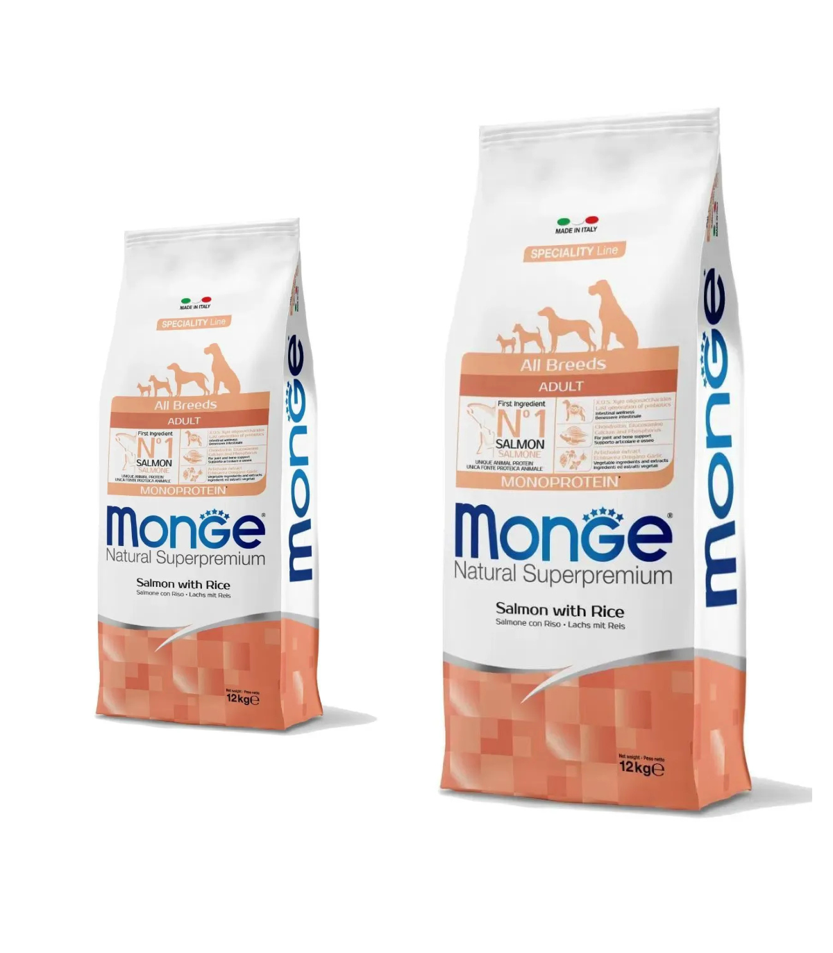 Monge Superpremium All Breeds Adult Salmone & Riso