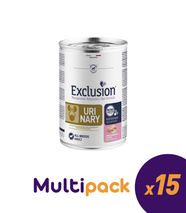 Exclusion Diet Uinary Maiale e Riso All Breeds Lattina