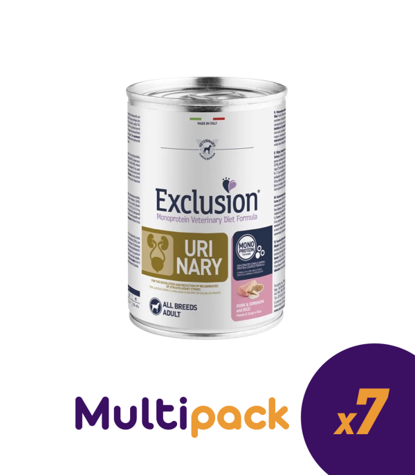 Exclusion Diet Uinary Maiale e Riso All Breeds Lattina