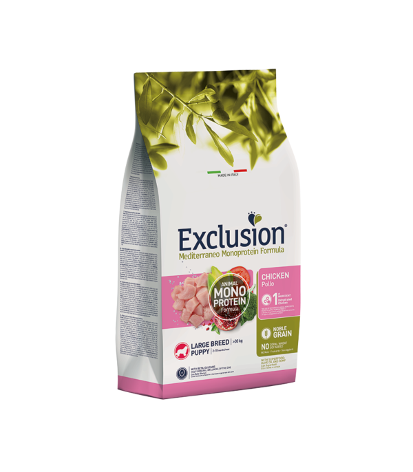 Exclusion Mediterraneo Puppy Large Breed Pollo