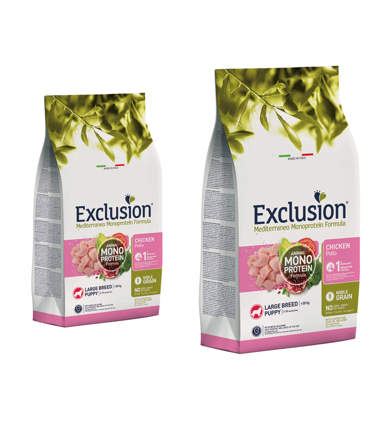 Exclusion Mediterraneo Puppy Large Breed Pollo