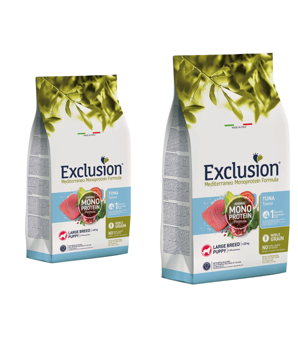 Exclusion Mediterraneo Puppy Large Breed Tonno