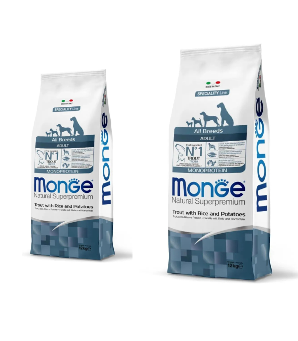 Monge Superpremium All Breeds Adult Trota & Patate
