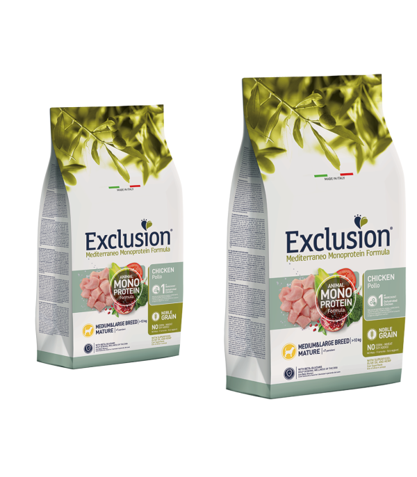 Exclusion Mature Medium&Large Breed Pollo