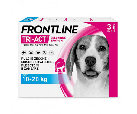 Antiparassitario  Frontline Tri-Act – 3 Pipette Cani
