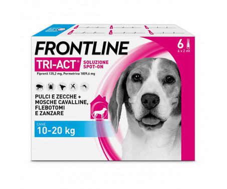 Antiparassitario  Frontline Tri-Act – 6 Pipette Cani