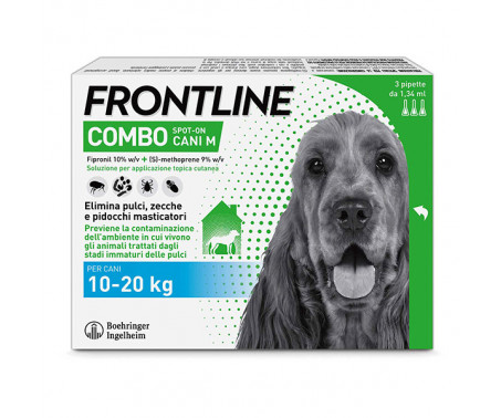 Antiparassitario Frontline Combo – 3 Pipette Cani