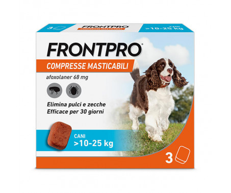 Antiparassitario FrontPro 3 Compresse Masticabili Cani