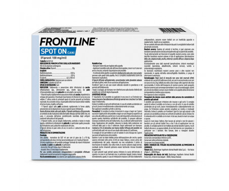 Antiparassitario Frontline Spot On – 3 Pipette Cani