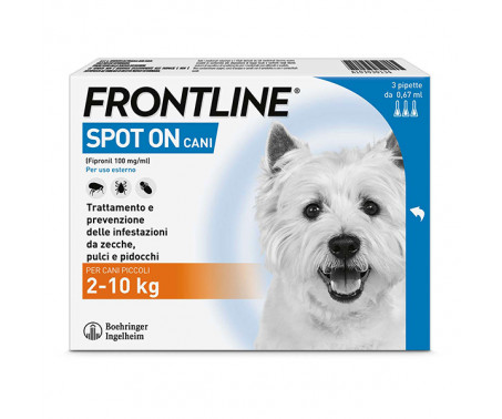 Antiparassitario Frontline Spot On – 3 Pipette Cani