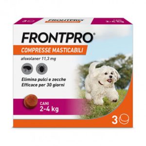 Antiparassitario FrontPro 3 Compresse Masticabili Cani