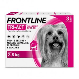 Antiparassitario  Frontline Tri-Act - 3 Pipette Cani