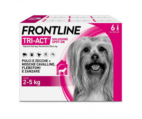 Antiparassitario  Frontline Tri-Act – 6 Pipette Cani
