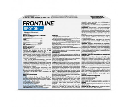 Antiparassitario Frontline Spot On – 3 Pipette Cani