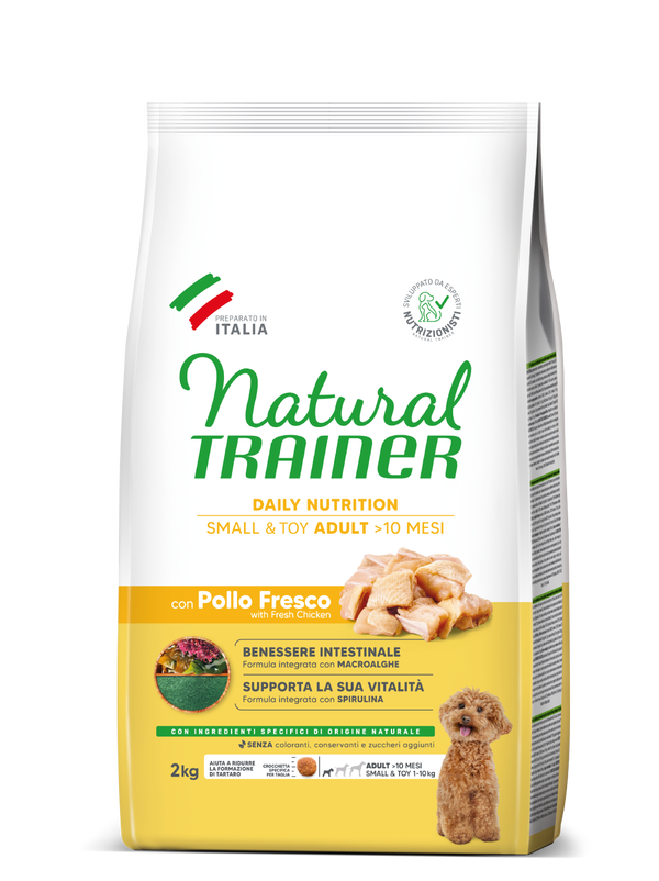 Natural Trainer Adult Small Mini con Pollo Fresco e Riso