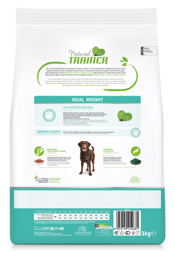 Natural Trainer Light in Fat Adult Medium Maxi con Tacchino 