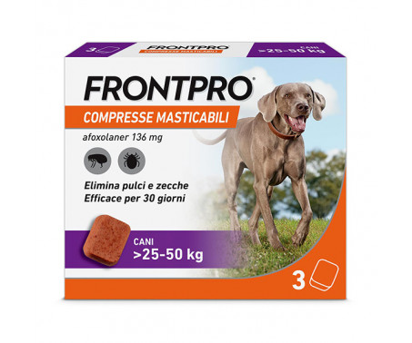 Antiparassitario FrontPro 3 Compresse Masticabili Cani