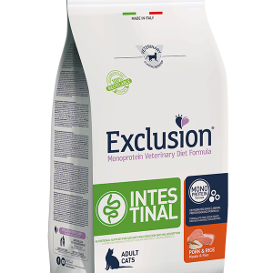 Exclusion Monoprotein Intestinal Cat Adult Maiale e Riso