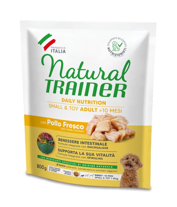 Natural Trainer Adult Small Mini con Pollo Fresco e Riso