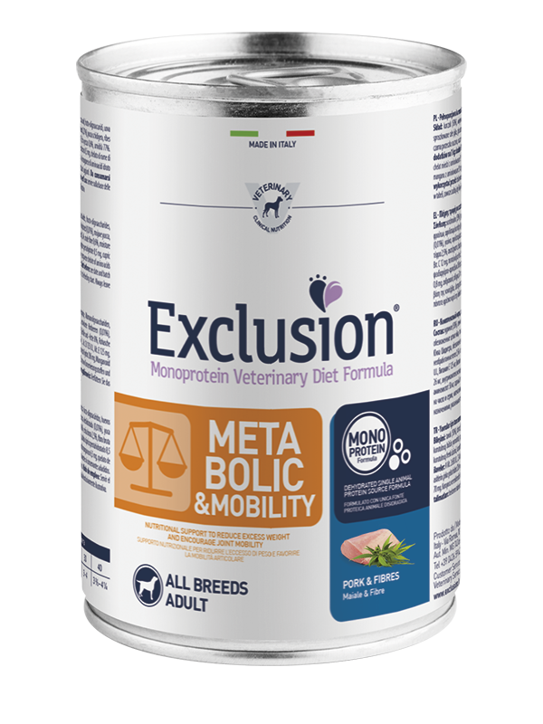 Exclusion Metabolic e Mobility Adult All Breeds Maiale e Fibre