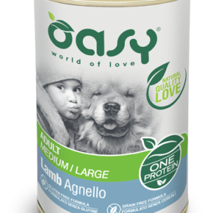 Oasy Patè Monoproteico Adult Medium Large Agnello 