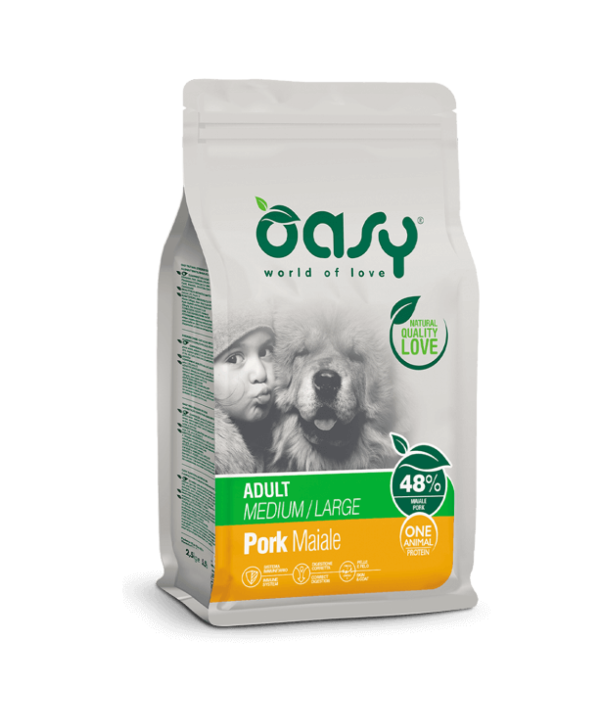 Oasy Adult Medium Large Maiale