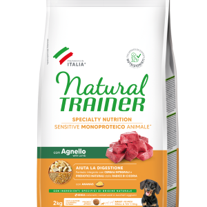 Natural Trainer Sensitive No Gluten Adult Small Toy con Agnello e Cereali Integrali