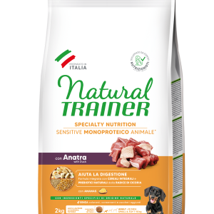 Natural Trainer Sensitive No Gluten Adult Small Toy con Anatra e Cereali Integrali