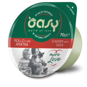 Oasy More Love Green Cup Adult Pollo con Anatra