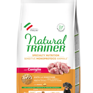 Natural Trainer Sensitive No Gluten Adult Small Toy con Coniglio e Cereali Integrali