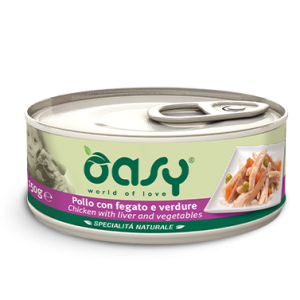 Oasy Specialità Naturale Pollo con Fegato e Verdure