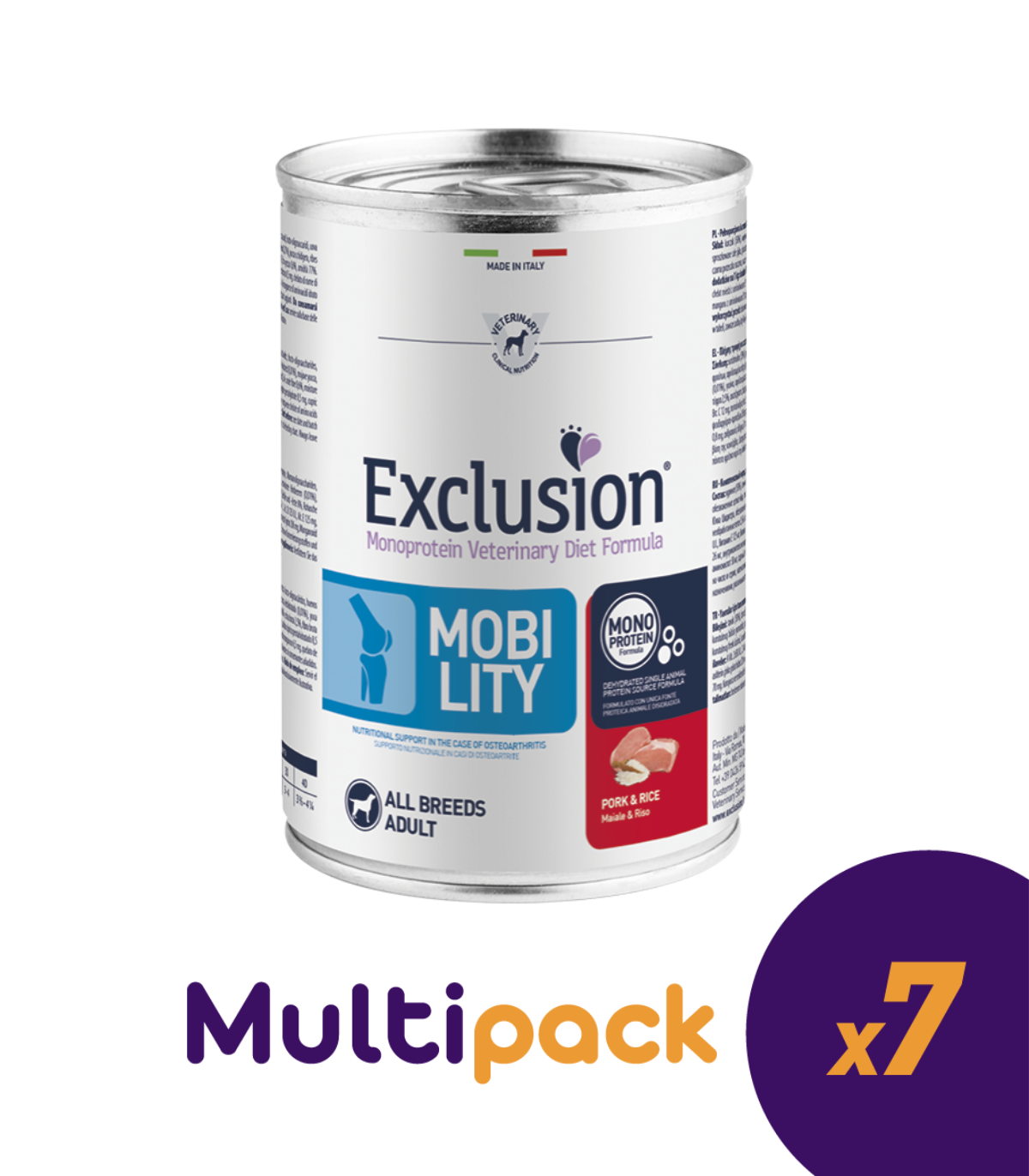 Exclusion Mobility Adult All Breeds Maiale e Riso