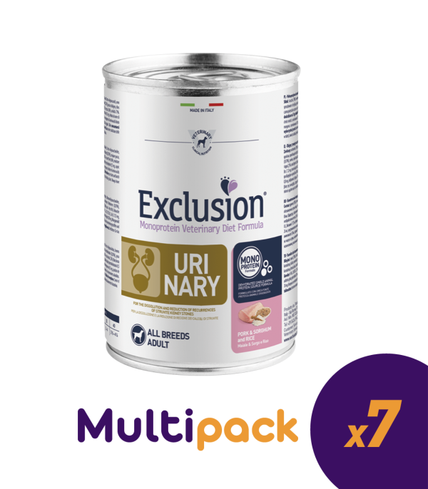 Exclusion Urinary Adult All Breeds Maiale, Sorgo e Riso