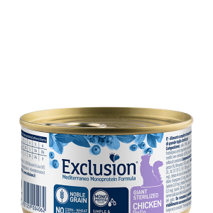 Exclusion Monoprotein Noble Grain Cat Giant Sterilized Pollo Patè